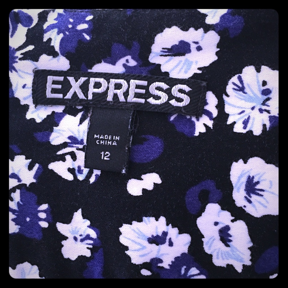 Express floral skirt, size 12